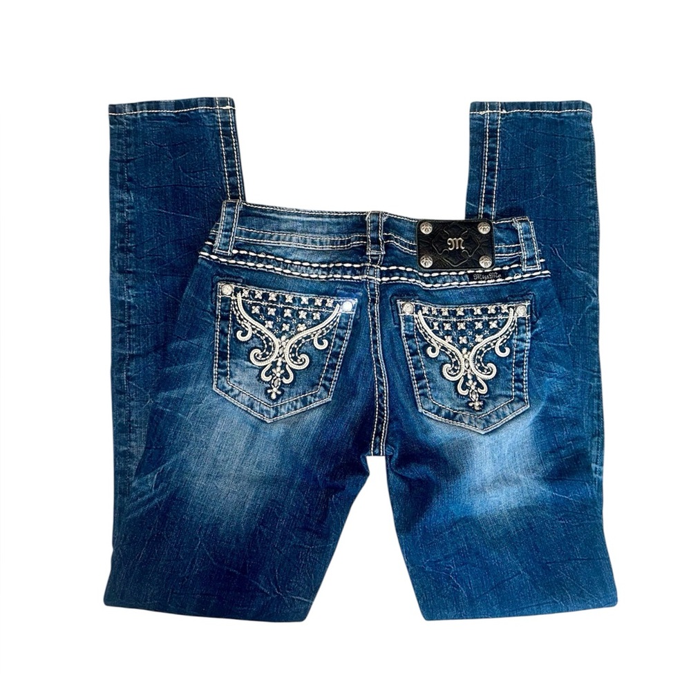 Y2K Miss Me Western Bling Signature Skinny Jeans!